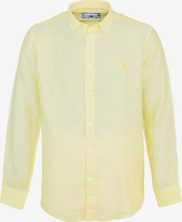 Coupe regular Chemise U.S. POLO ASSN. en jaune : devant