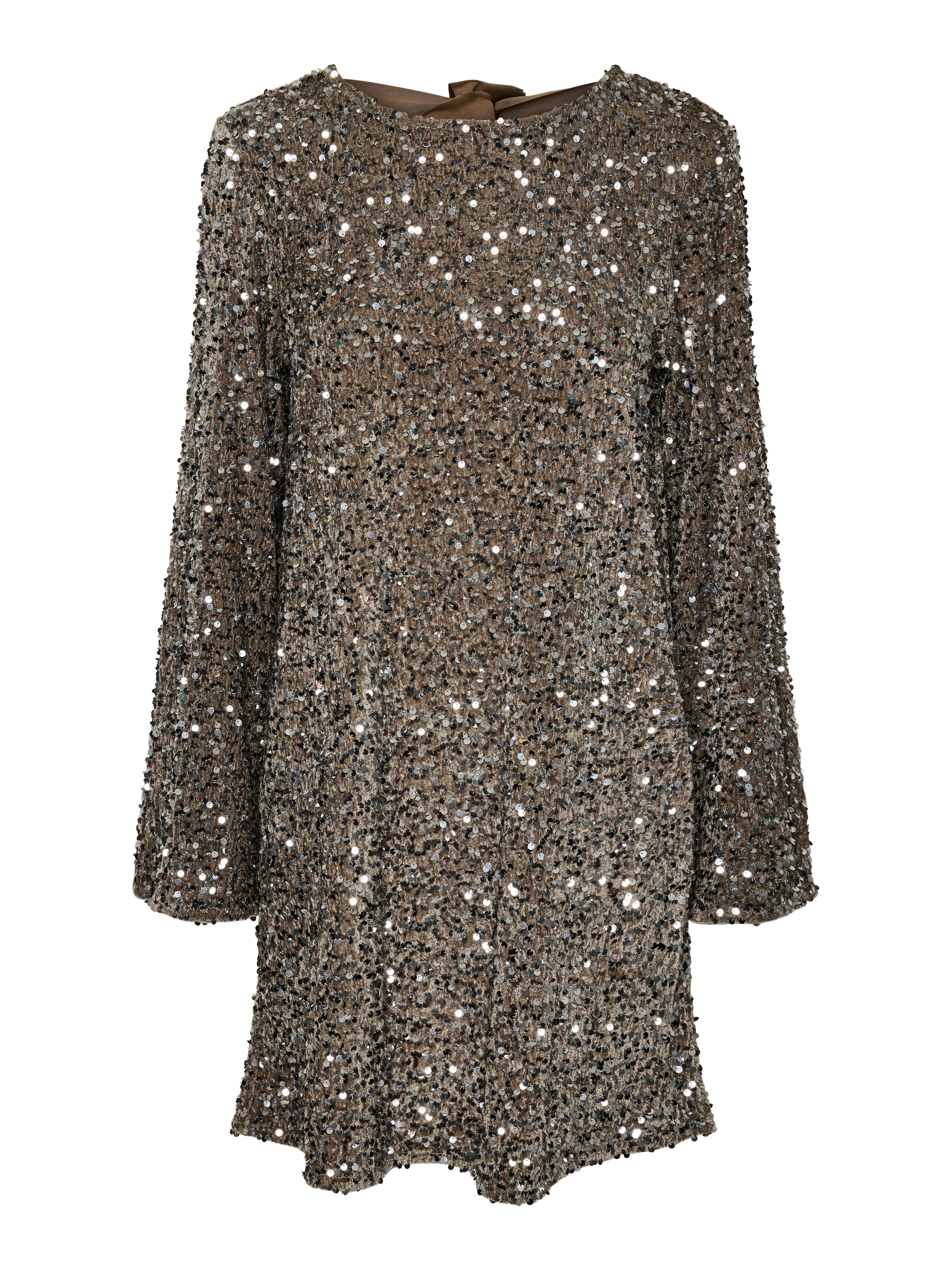 PIECES - Vestido de gala 'PCKam' en marrón: frente