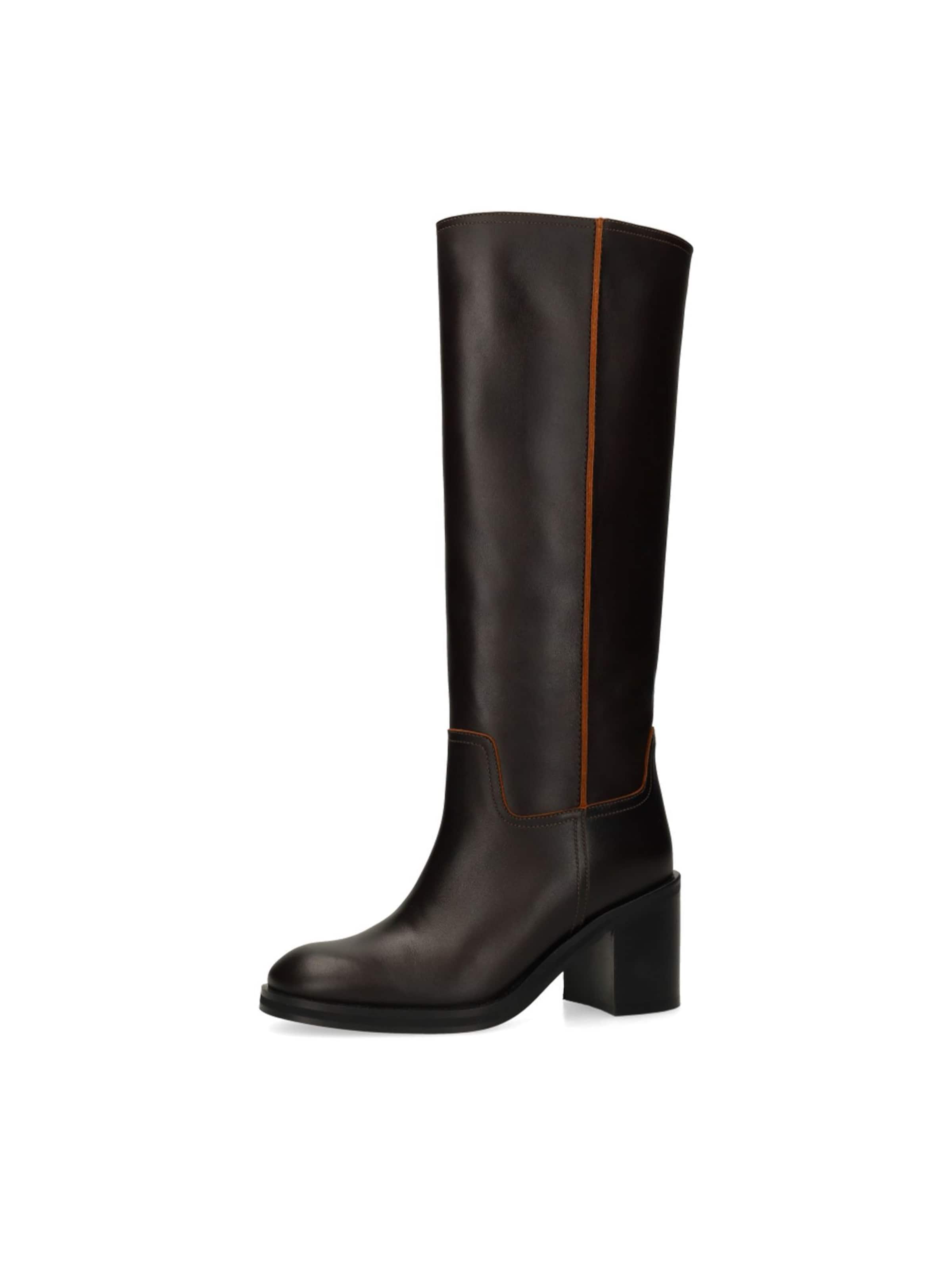 Bottes SACHA en noir : devant
