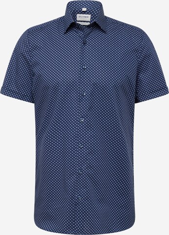 OLYMP - Ajuste regular Camisa 'Level 5' en azul: frente