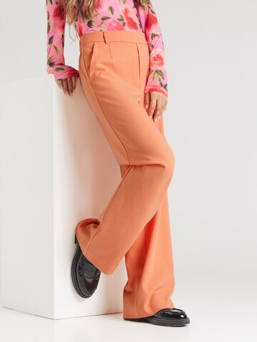 VILA Wide leg Broek 'VARONE' in Oranje