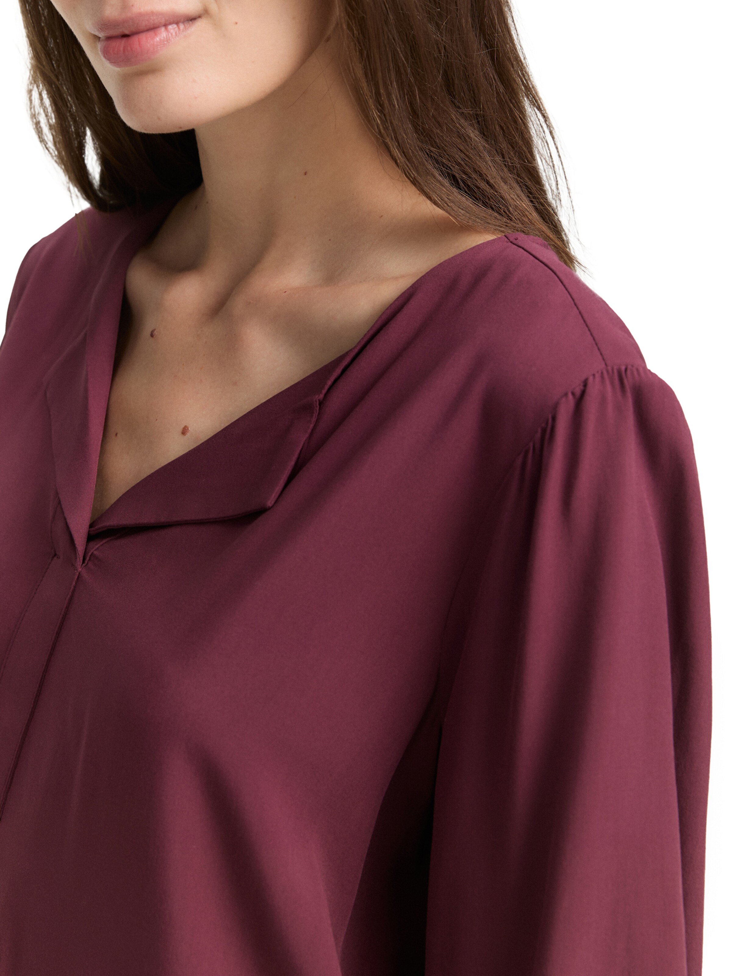 Chemisier TOM TAILOR en rouge