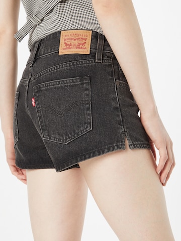 LEVI'S ® Loosefit Jeans 'Superlow Short' in Schwarz