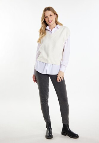 Pull-over DreiMaster Vintage en blanc