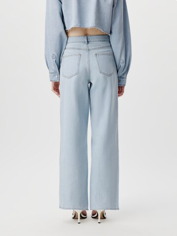 LeGer by Lena Gercke Loosefit Bandplooi jeans 'Annika' in Blauw