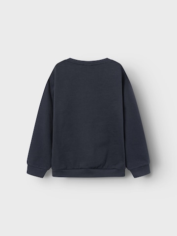 NAME ITSweater majica 'STEMPEL' - plava boja