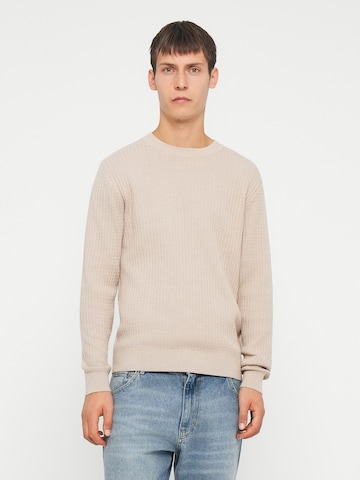 JACK & JONES Pullover 'JPRBLUBARKLEY' i grå: forside