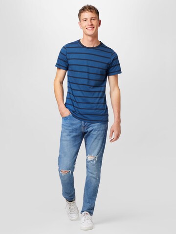 !Solid Shirt 'Dain' in Blauw