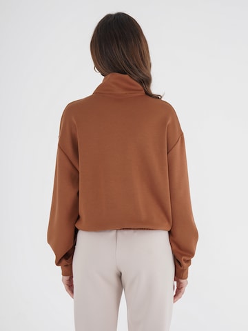 FRESHLIONS Sweatshirt i brun