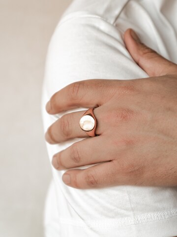 Anello 'Signet' di Hey Happiness in oro