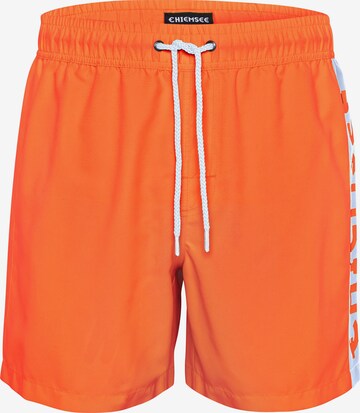 CHIEMSEE Regular Board Shorts in Orange: front