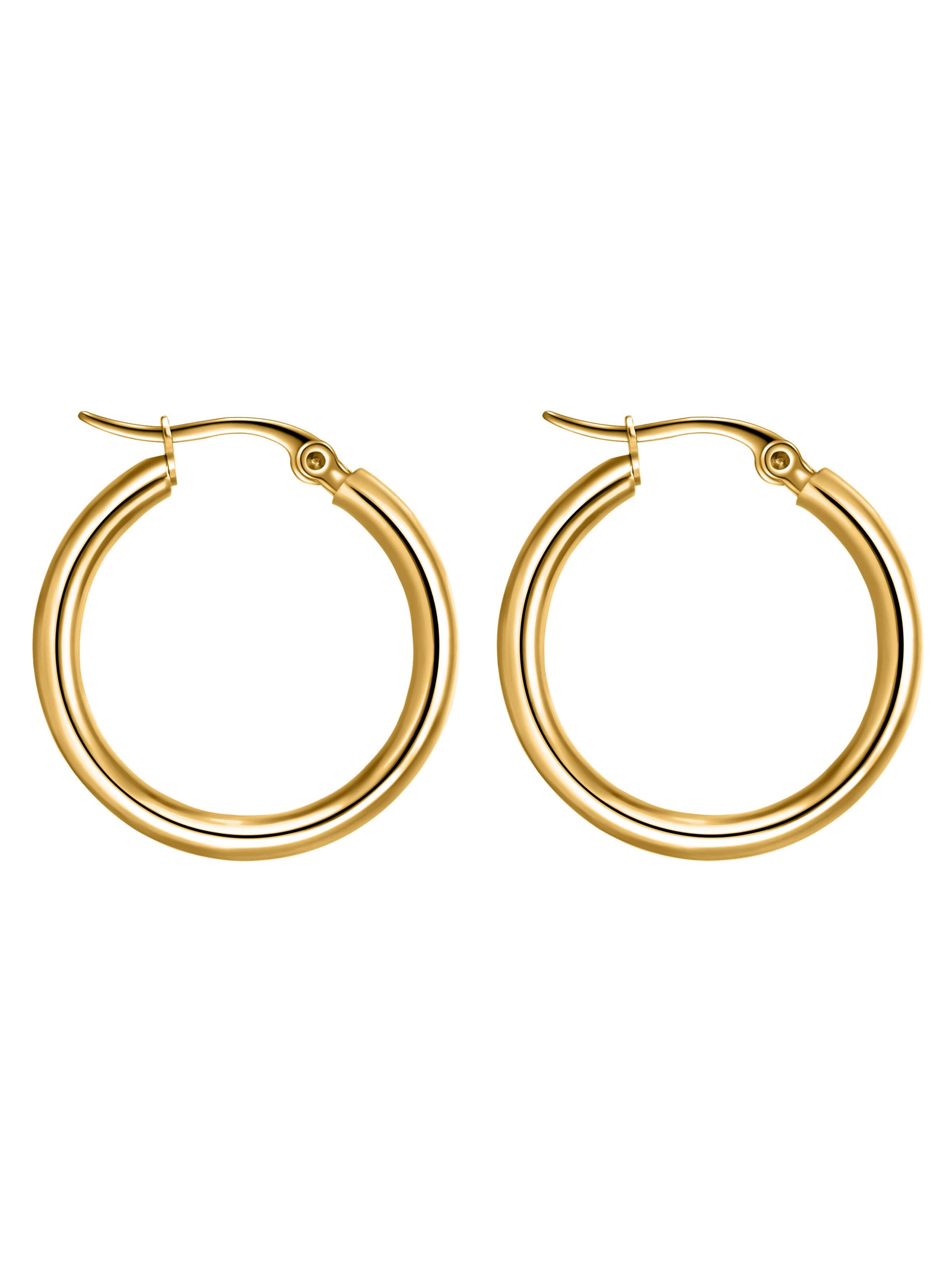 Boucles d'oreilles 'Circle' day berlin en or : devant
