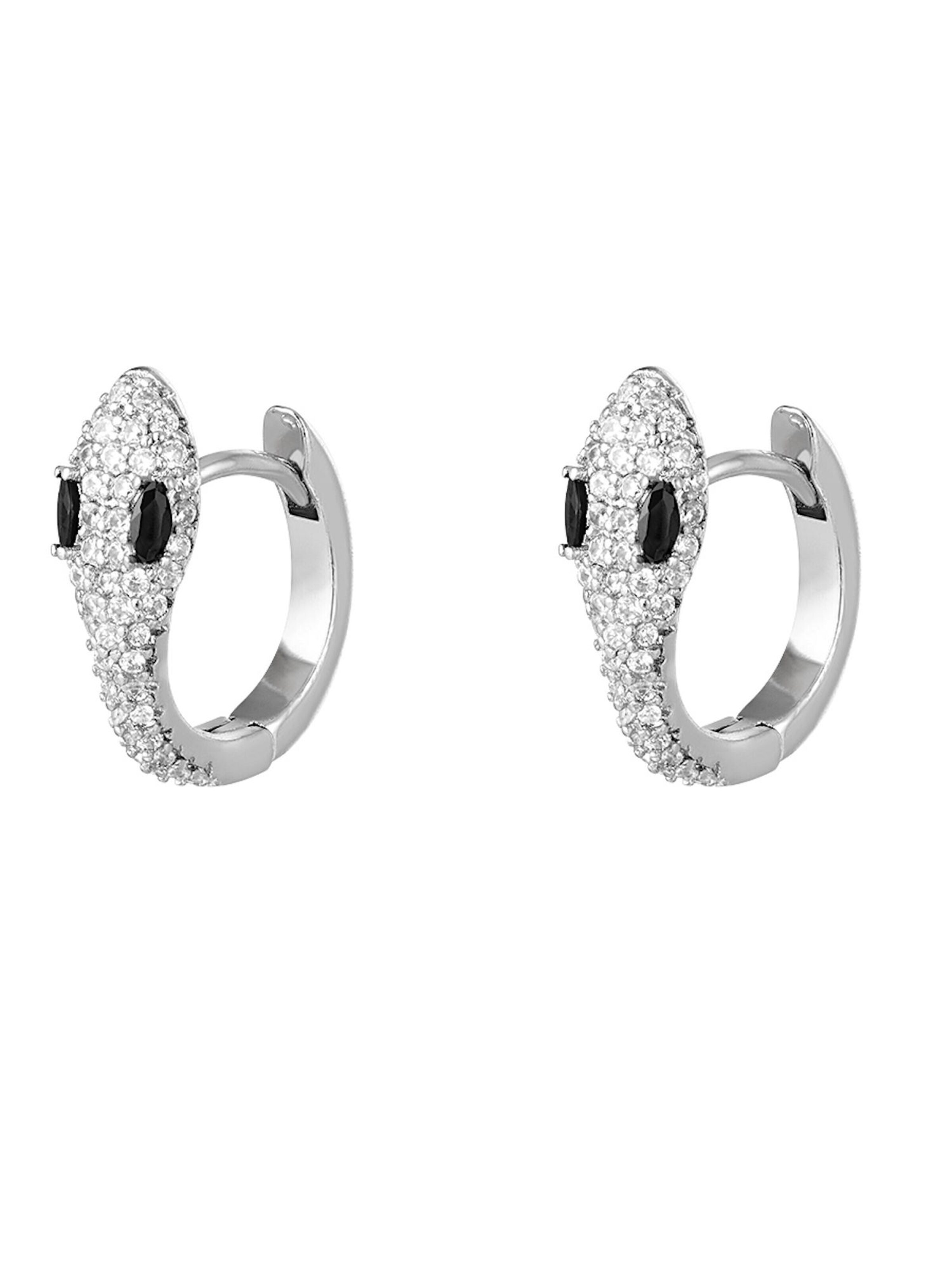 Cala Rose Ohrringe 'MARLY'‌‌‌‌‌ in Silber: Vorderseite