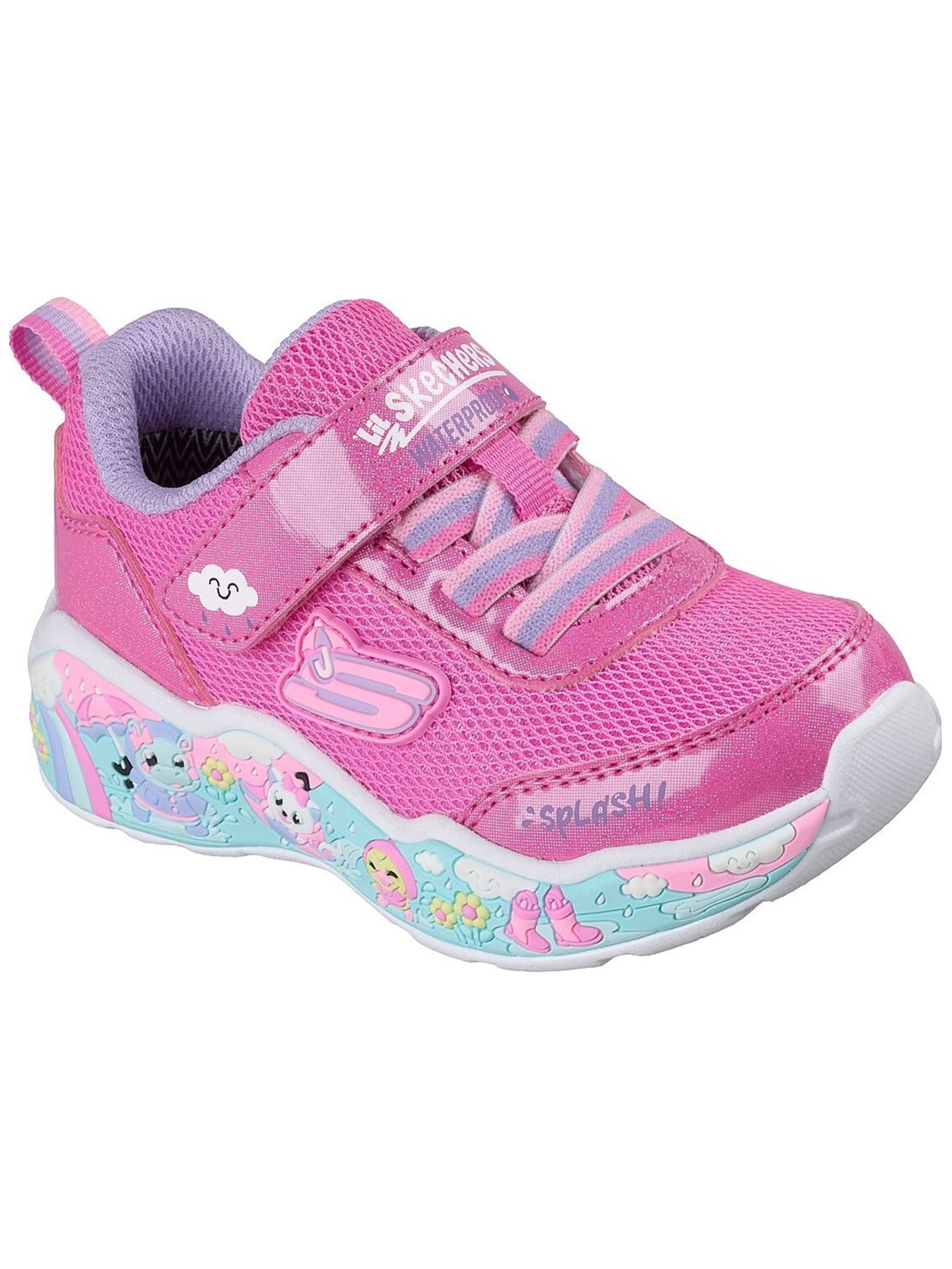 SKECHERS Sportschuh 'Skechers Play Scene Shimmer Splash'‌‌‌ in Pink: Vorderseite