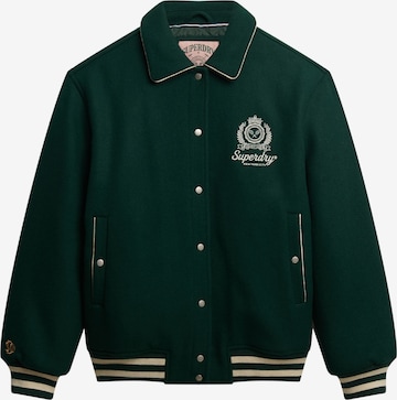 Veste mi-saison Superdry en vert : devant