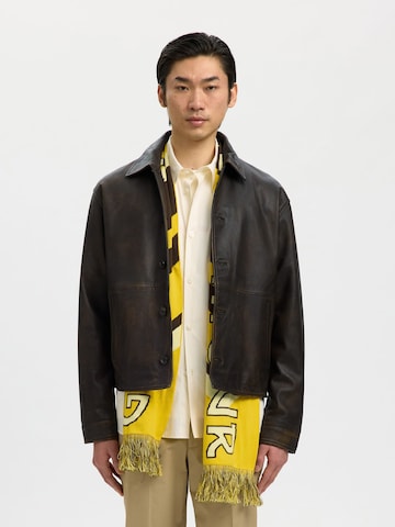 SELECTED Between-Season Jacket 'Selected X Hotel Amour' in Brown: front