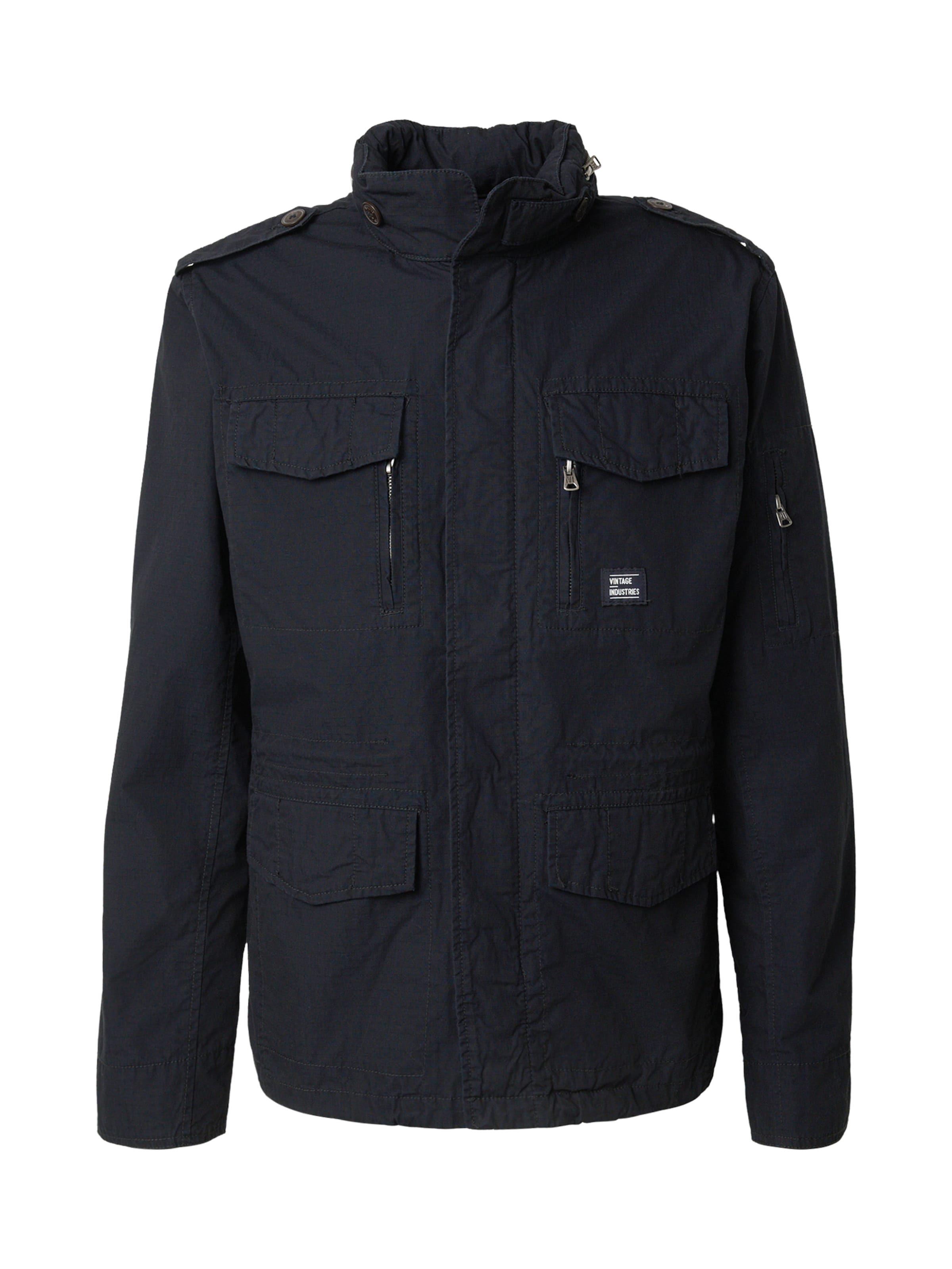 Vintage Industries Veste mi-saison 'Cranford' en noir, Vue avec produit