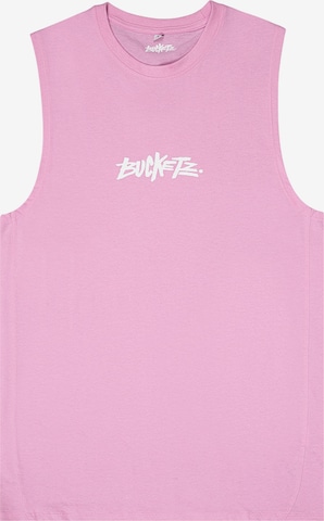 Bucketz Toiminnallinen paita värissä vaaleanpunainen: etupuoli