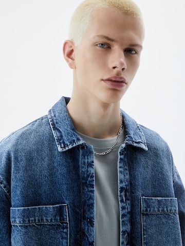 Comfort Fit Cămașă de la Pull&Bear pe albastru