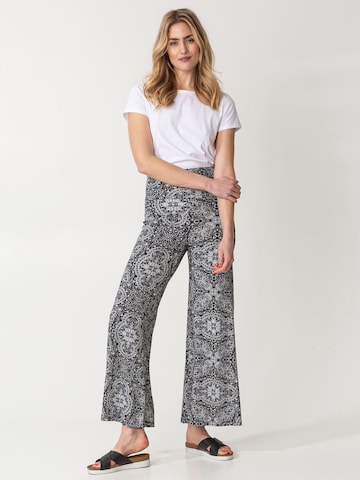 Indiska Boot cut Trousers 'Nina' in Black