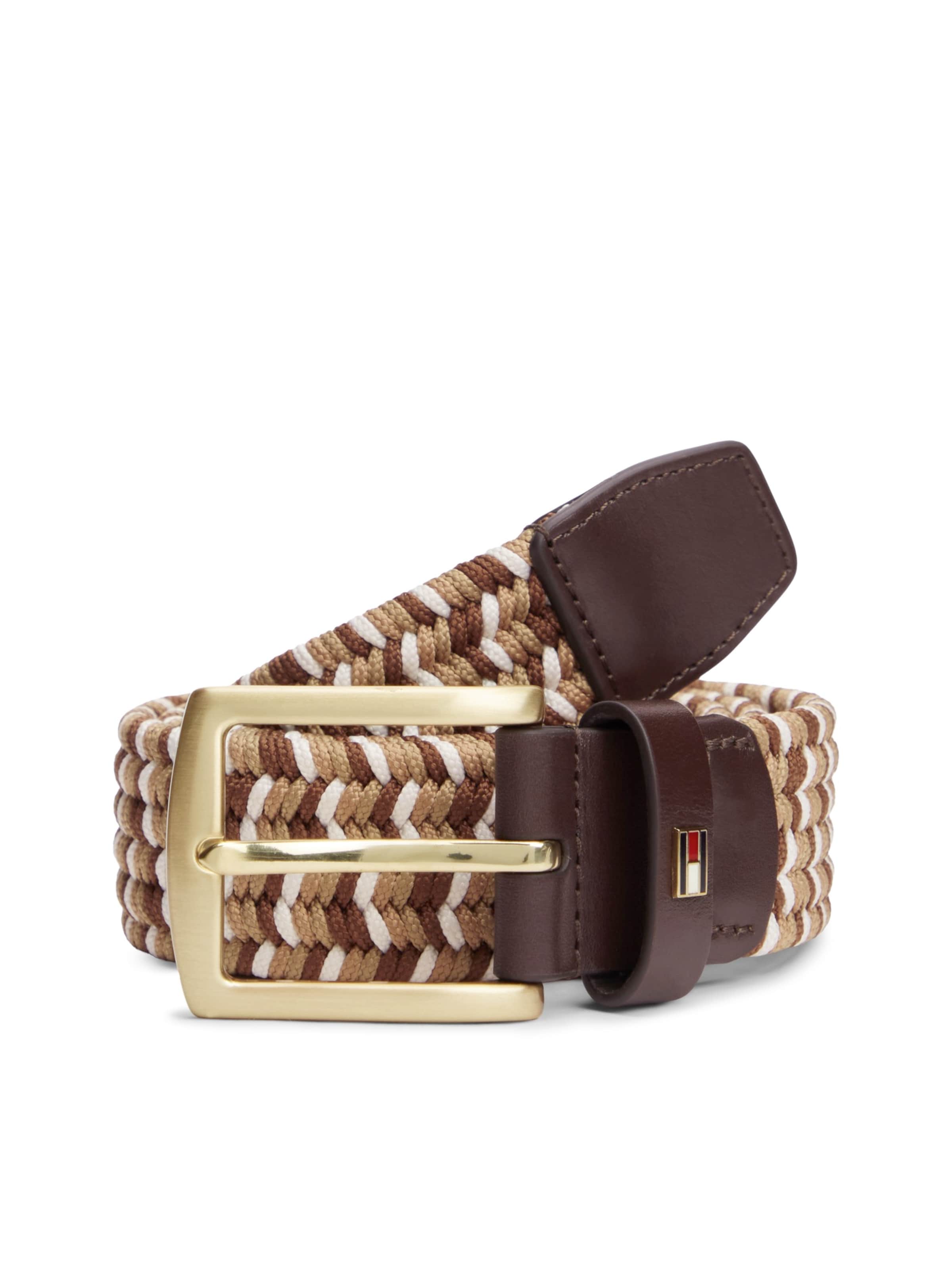 TOMMY HILFIGER Ремень 'DENTON 3.5' в Коричневый: спереди