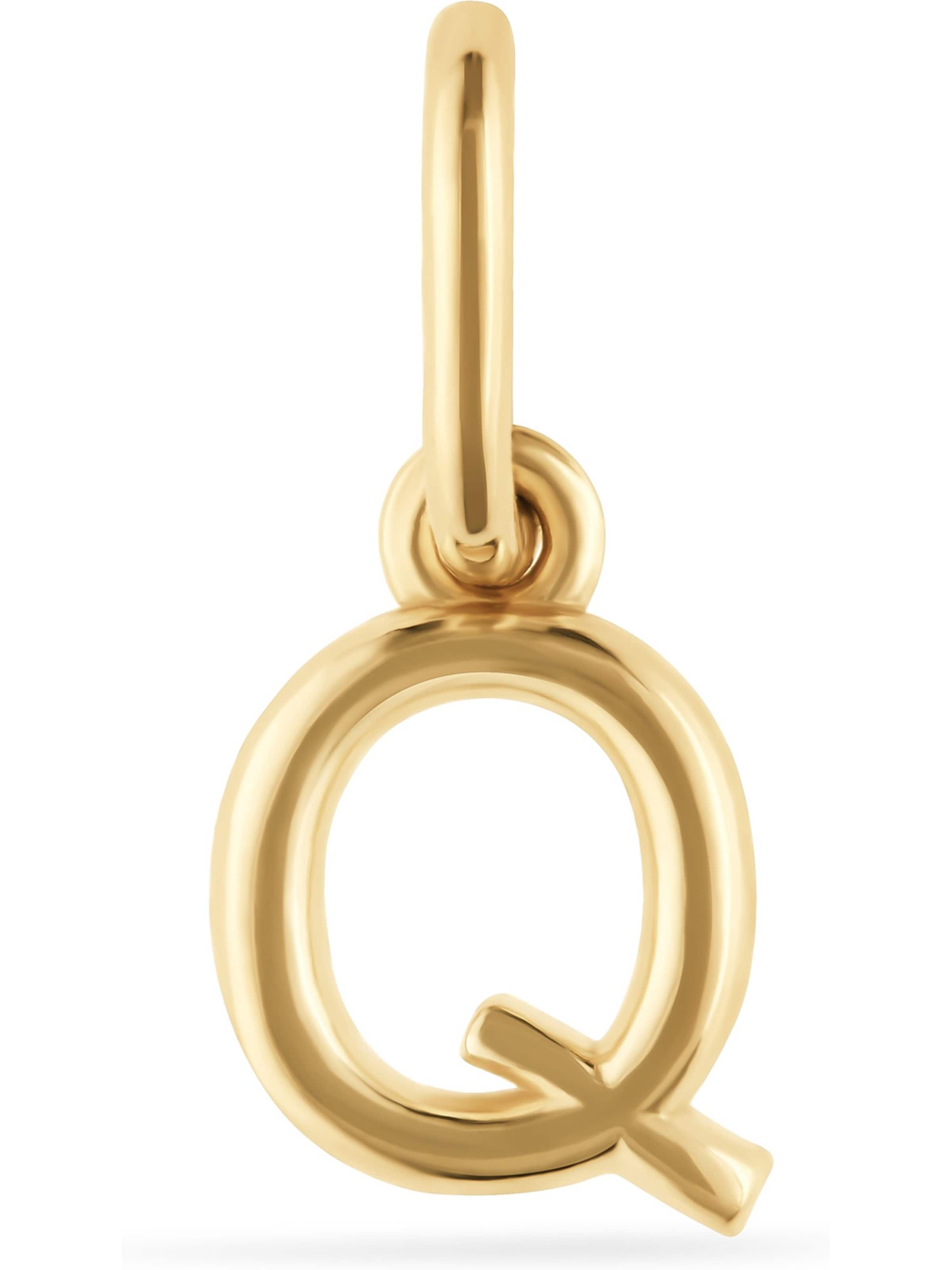 FAVS Pendant in Gold: front