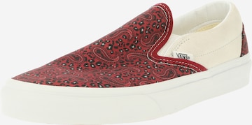 Slip on VANS en rouge : devant