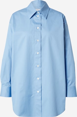 Chemisier 'Schwarze Rose' SEIDENSTICKER en bleu : devant