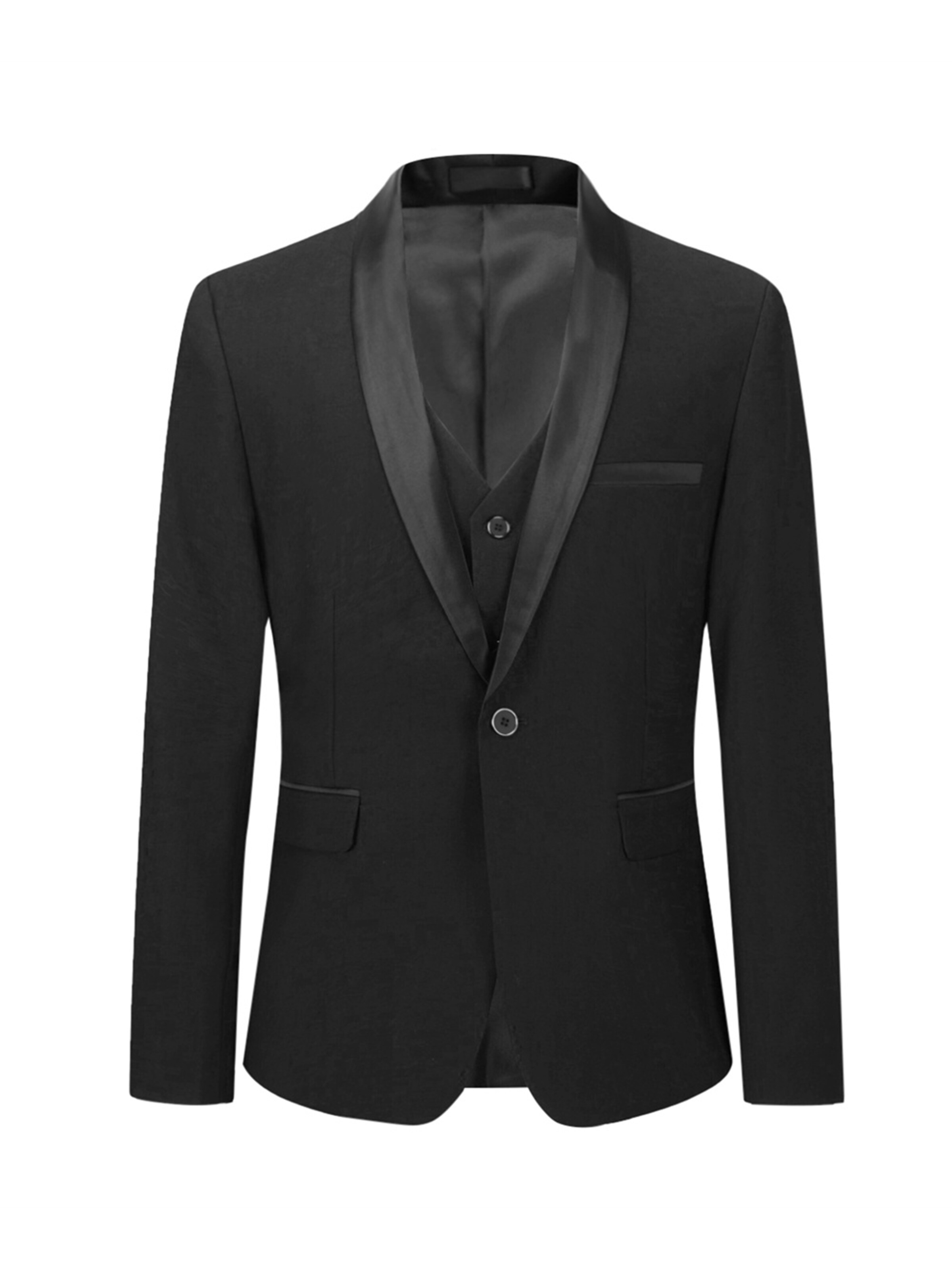 Youthup Slim fit Suit in Black