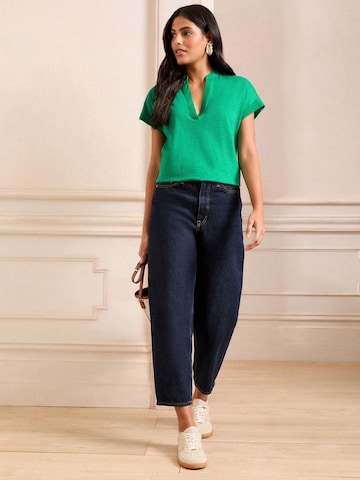 T-shirt love & roses en vert