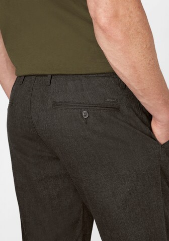 REDPOINT Slimfit Chinohose in Braun