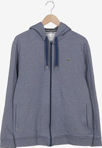 Lacoste Sport Sweatshirt Zip Up Hoodie in XXL in Blue ABOUT YOU