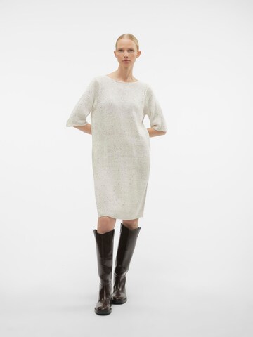 VERO MODA Knitted dress 'LEILANI' in Beige: front