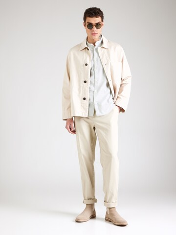 Lindbergh - Regular Fit Camisa 'Manderin' em verde