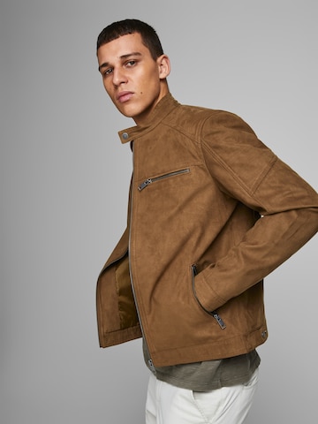 JACK & JONES - Ajuste regular Chaqueta de entretiempo 'Rocky' en marrón