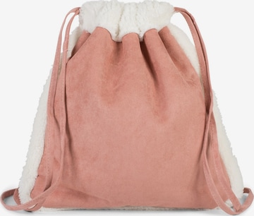 styleBREAKER Turnbeutel in Pink: Vorderseite