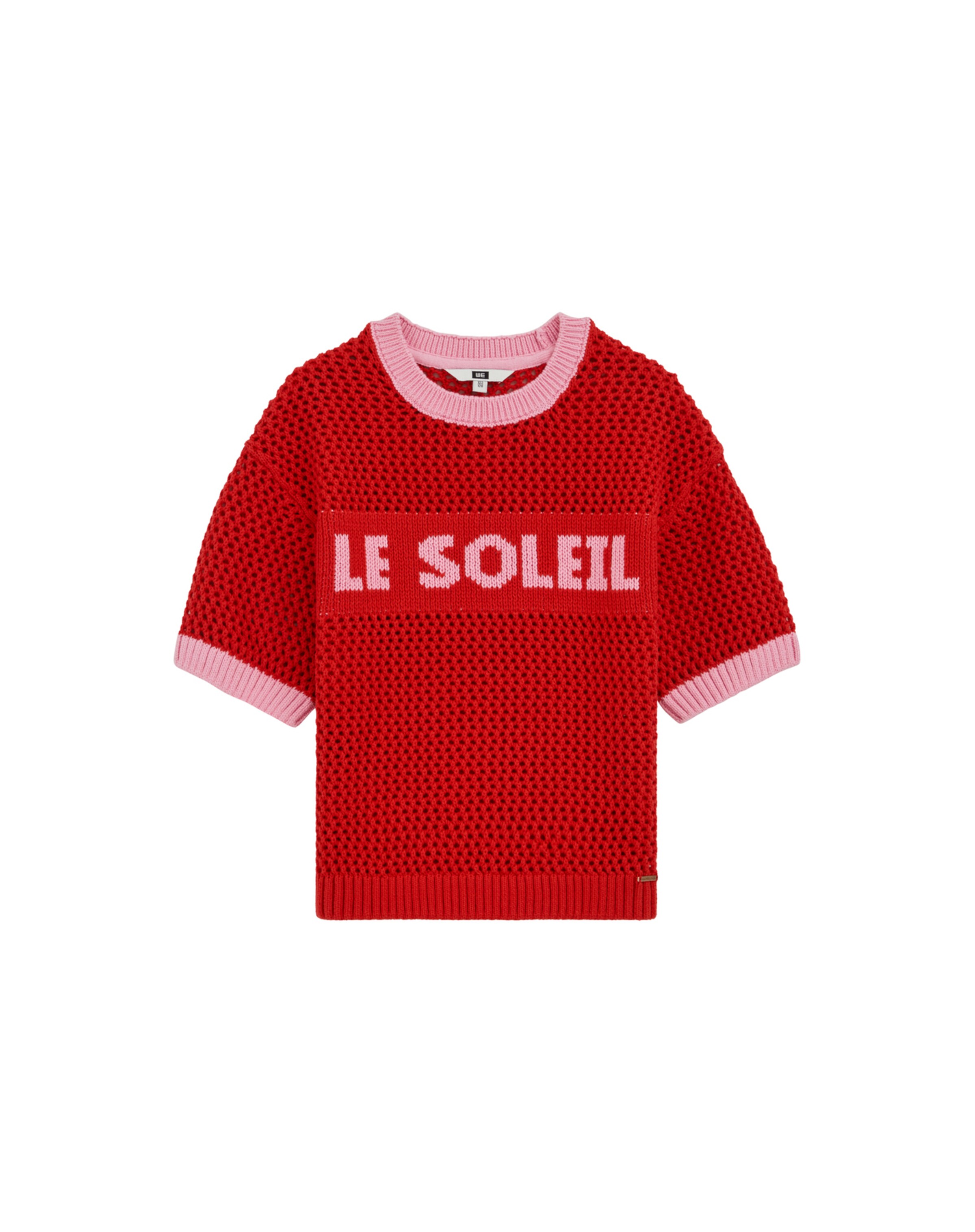 WE Fashion Pulóver - piros: elől