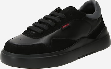 HUGO Platform trainers 'Blake' in Black: front