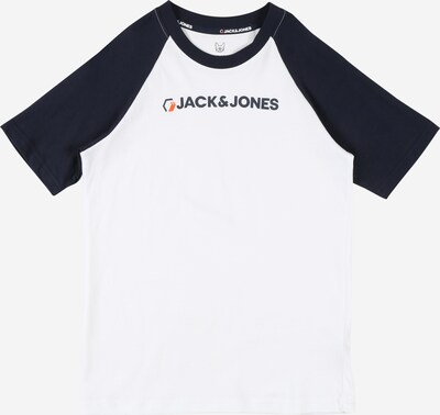 Jack & Jones Junior Majica u mornarsko plava / narančasta / bijela, Pregled proizvoda