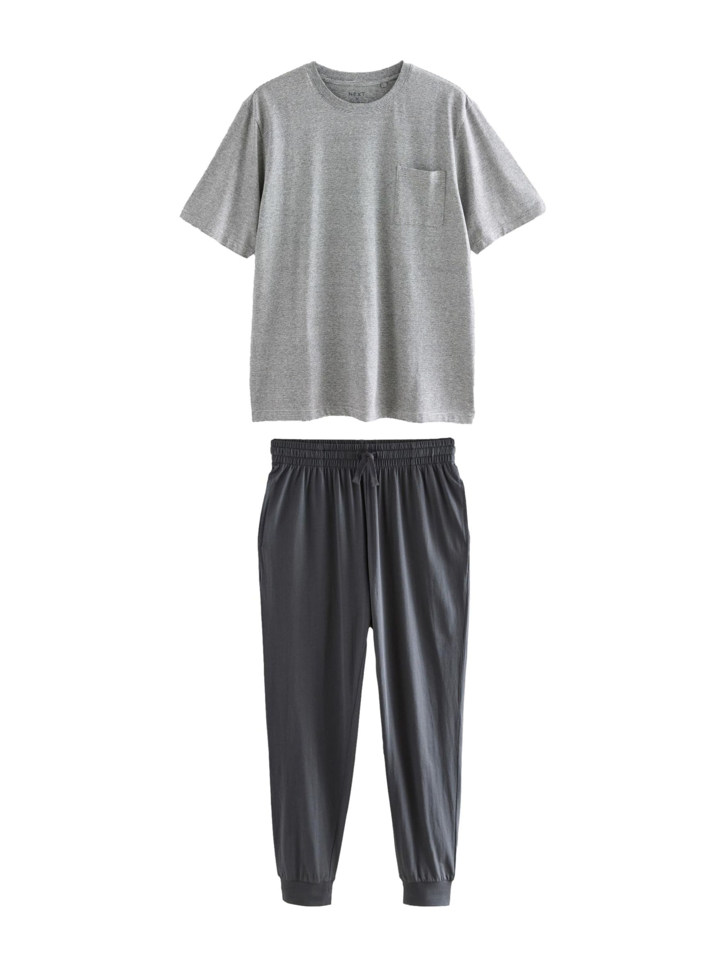 Next Pikk pidžaama, värv hall: eest vaates