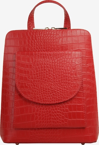 Sac à dos Cluty en rouge : devant