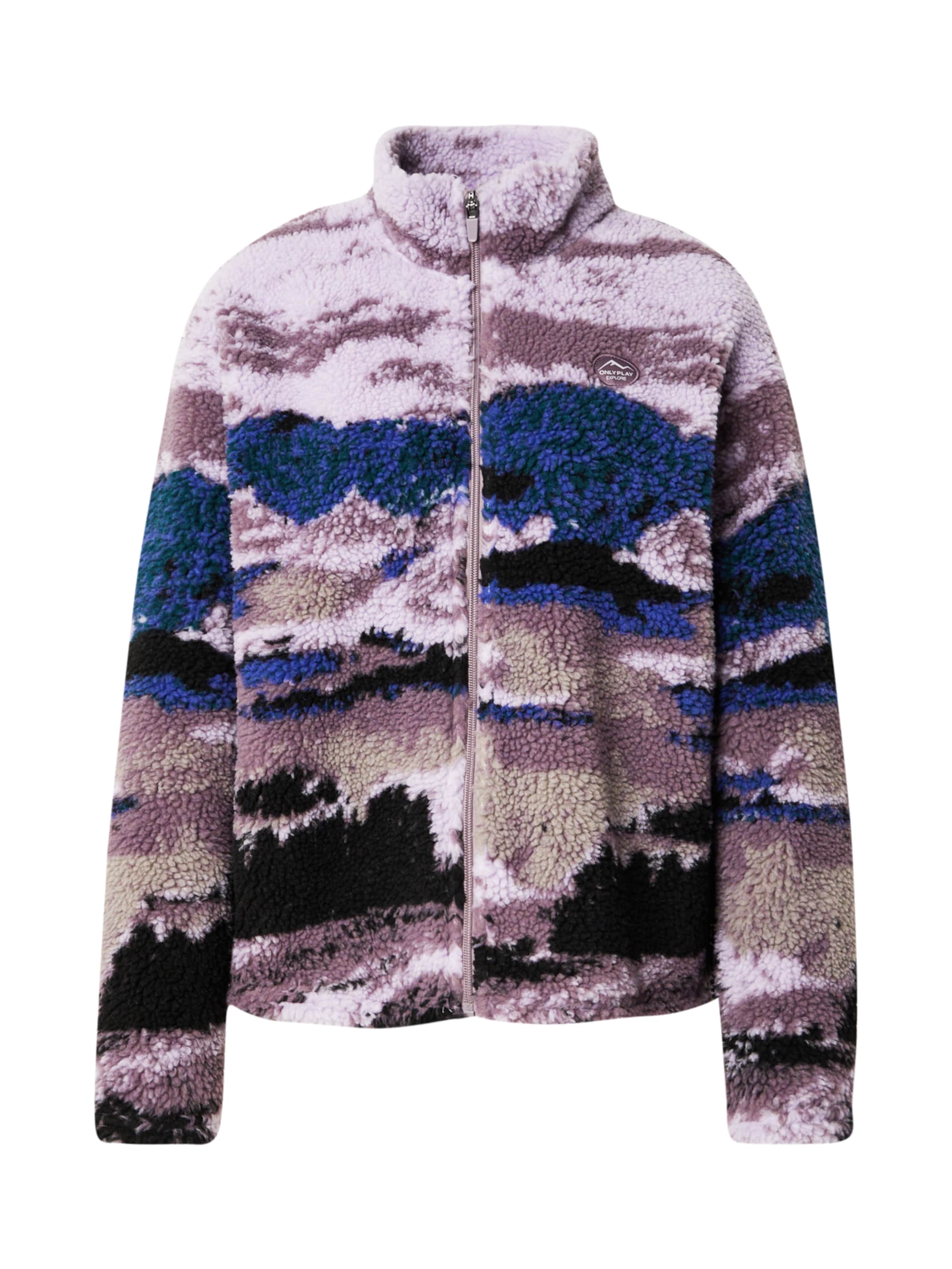 Jachetă  fleece funcțională 'ONPSik' de la ONLY PLAY pe mov: față