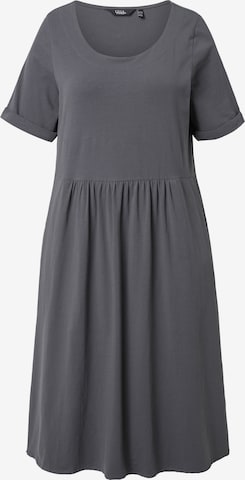 Ulla Popken Dress in Grey: front