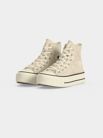 Baskets hautes 'CTAS' CONVERSE en beige
