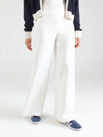 Max Mara Leisure Zvonové kalhoty Kalhoty 'LEVANTE' – bílá: přední strana