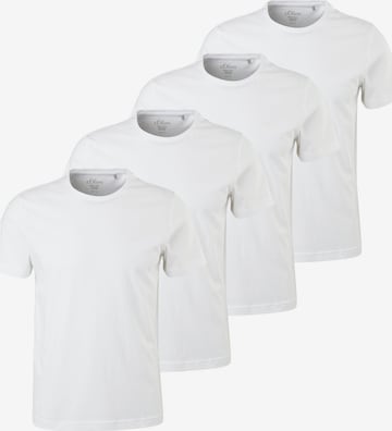 s.Oliver - Camiseta en blanco: frente
