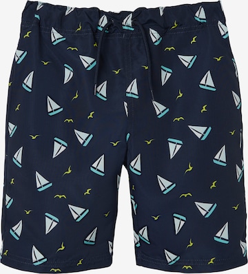 NAME IT Board Shorts 'Zorro' in Blue: front