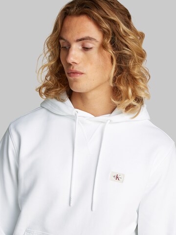 Felpa di Calvin Klein Jeans in bianco