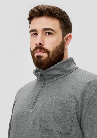 s.Oliver Men Big Sizes Sweatshirt in Grey