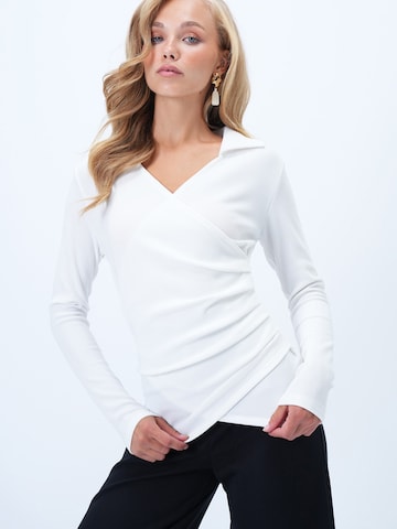 T-shirt Trend Alaçatı Stili en blanc : devant